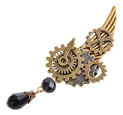 Broche Steampunk, Broche De Ala, Pin De Traje Para Mujeres Y