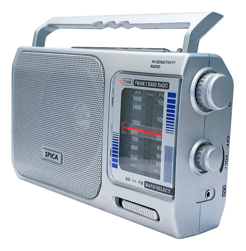 Radio Portatil Spica Sp7180 Am/fm Pilas Y Electrica Original