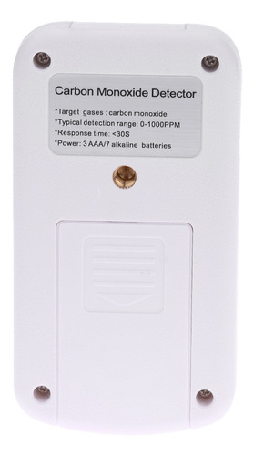 Medidor De Gás Portátil Mini Monóxido De Carbono Co Detector