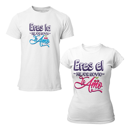 Playeras Para Parejas - Luv - Eres El/la Mejor