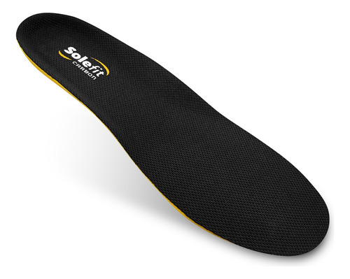 Plantillas Ortopédicas Solefit Carbon - Fibra De Carbono 42 Negro