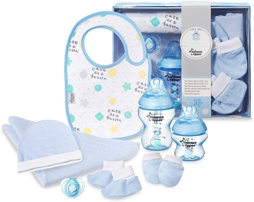 Set De Biberones Tommee Tippee Gift 6pz Azul