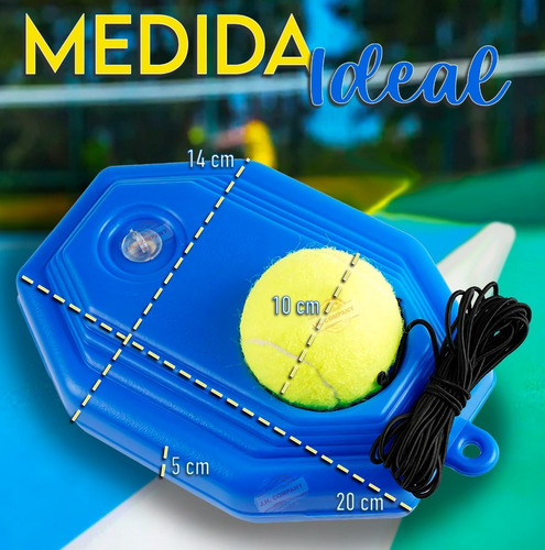 Imagen 2 de 9 de Base Entrenamiento Para Tenis Pelota Rebote Practica Wq-01