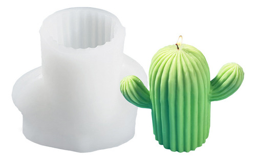 (01 #mold) Molde De Resina Epoxi Para Velas De Cactus Para M