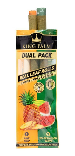 Imagen 2 de 6 de 2 King Rolls Piña Y Sandía King Palm - Blunt Conos Hojillas