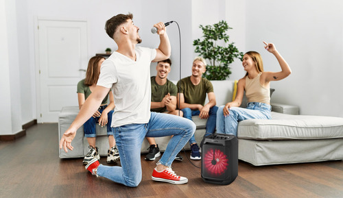 Altavoz Bluetooth Para Fiestas Philips Tax2208 Con Bajos Din