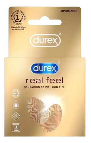 Durex Real Feel 20 Preservativos - - Unidad a $4506
