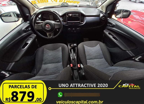 Imagem 8 de 10 de Fiat Uno Attractive 1.0 6v Flex 4 P 2020