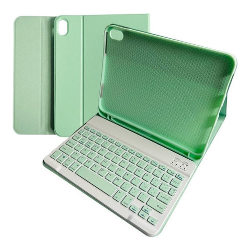 Funda Con Teclado Verde Para iPad 10ma Gen 10.9 En Español 