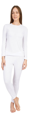 Pijama Térmica Dama Mujer Suave Calientita Ajuste Con Lycra