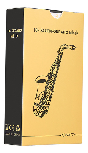 Caja Reed Para Saxofón Alto Tradicional, 10 Unidades/saxofón