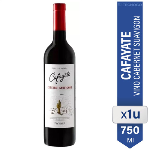 Vino Cafayate Cabernet Sauvignon Etchart Botella 750ml Tinto