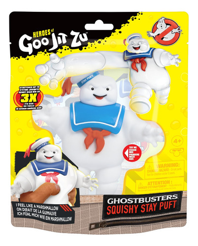 Figura de Acción Estirable los Cazafantasmas Malvavisco Heroes Of Goo Jit Zu