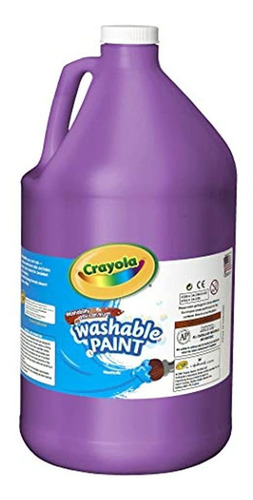 Tempera Pintura Lavable 1 Galón Color Violeta