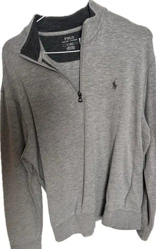 Buzo 1/4 Zip Polo Ralph Lauren Talle Algodon Pesado (Usado)