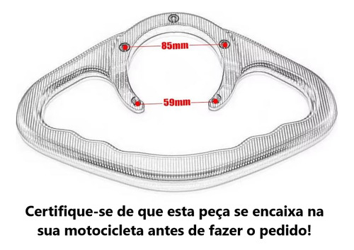 Suporte Garupa Kawasaki Ninja Zx10 Zx6 E Outras Alça Tanque! Verde