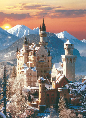 Rompecabezas Castillo Neuschwanstein 1500 Pz Clementoni
