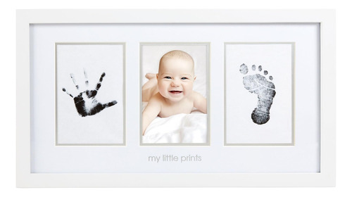 Marco De Fotos Pearhead Babyprints Color Blanco Para Foto Y 