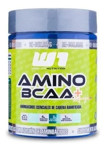 Amino Bcaa 600 Grs. 60 Servicios Winkler Nutrition Sabor Uva