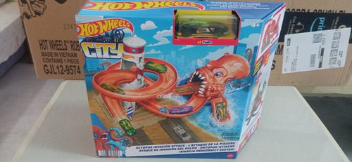 Hot Wheels Pista Ataque Del Pulpo Solo Isla De Margarita