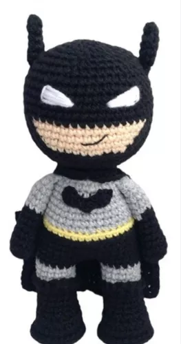 Batman Amigurumi Tejido Crochet Artesanalmente Único 33 Cm