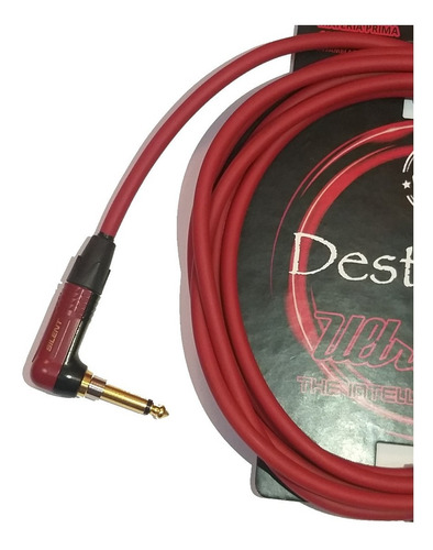Imagen 2 de 3 de Cable Inst. Destroyer Ultrapro 3mt Conectores Neutrik Silent