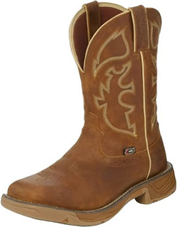 Justin Stampede Rush Western - Botas De Trabajo Para Hombre.