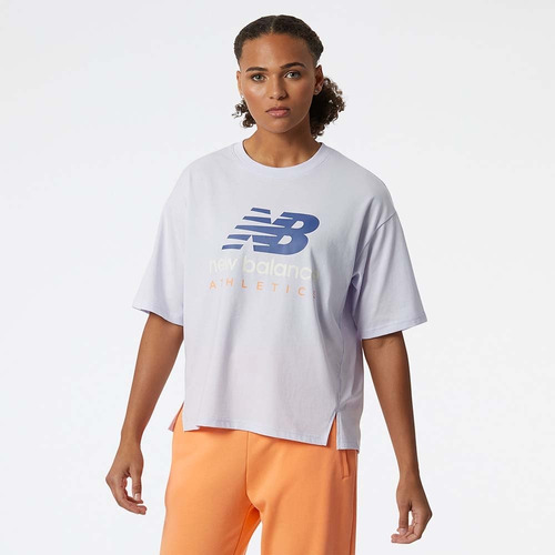 Remera New Balance Nb Athletics Athlet Oversized Dama Asfl70