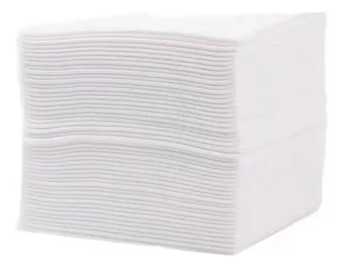100 Toallas Desechables De Papel Para Peluquería Y Estética - 40x80 Cm, Absorbentes Y Resistentes, Color Blanco