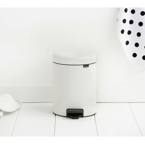 Bote De Basura Pedal Newic Acero/plásti Blanco 5 L Brabantia
