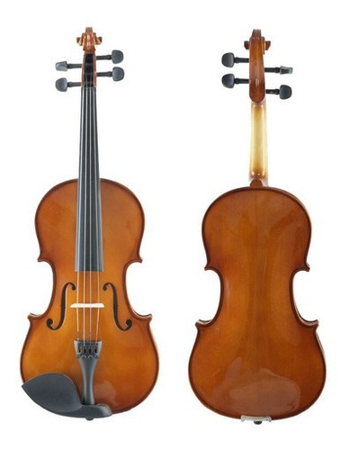 Violín Acústico Segovia Superior Pro 4/4 Macizo Arco Color Marrón Claro