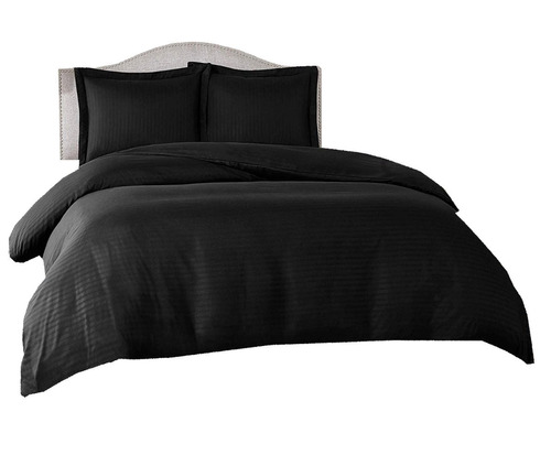 Combo Duvet + Plumon + Fundas Cama Queen Negro