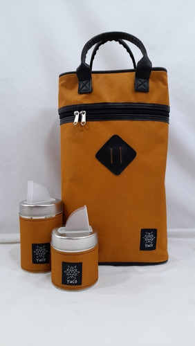 Imagen 3 de 9 de Equipo De Mate Set Matero | Bolso + Mate +yerbera +azucarera