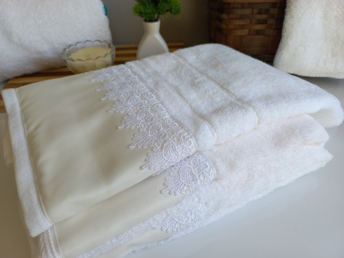 Imagem 3 de 7 de Presente De Casamento Conjunto De Toalha 4 Peças