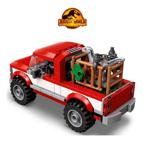 Lego 76946 Captura Dos Velociraptors Blue E Beta 181 Pcs
