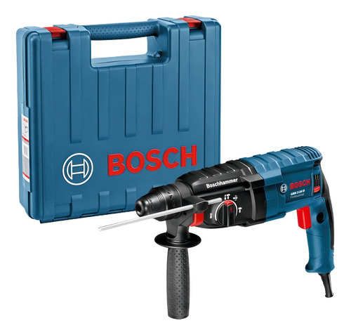 Martillo demoledor eléctrico Bosch Martillo Perforador GBH 2-24 D SDS-PLUS azul marino 820W 2.7J - 220V