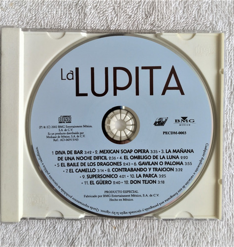 La Lupita Cd Exitos De La Lupita (Usado)