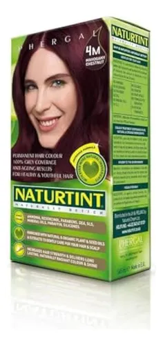 Naturtint 4m - Kit Permanente De Color Castaño Caoba, 4.5