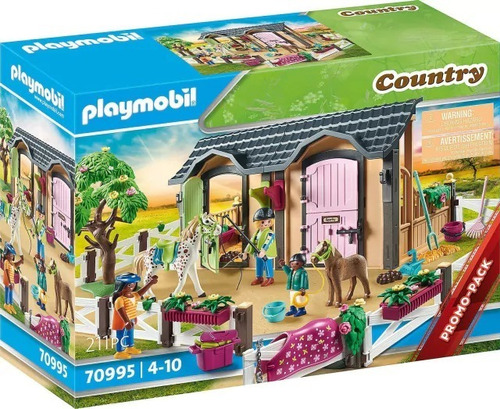 Playmobil 70995 Country Clase De Equitacion Caballos