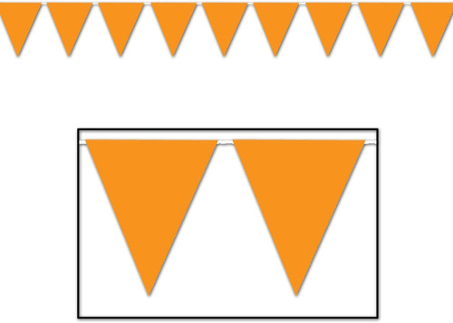 Banderín Para Interiores Y Exteriores (naranja) Accesorio De