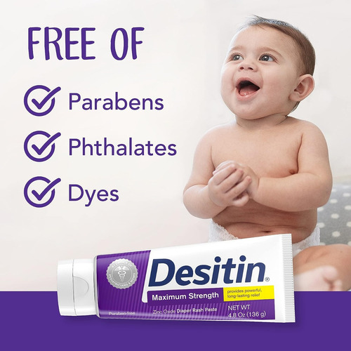 Desitin Crema Para Rozadura De Pañal Para Bebe 136g