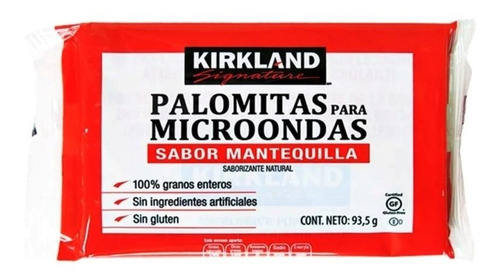 Palomitas Microondas Mantequilla Kirkland Signature C/44 Pzs