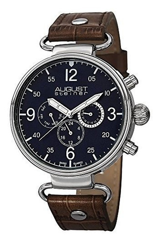 Reloj Multifunción Agosto Steiner Hombre - 3 Sub-esferas De 