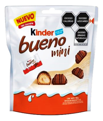 Chocolate Kinder Bueno Mini | Bolsa 20 Pzas