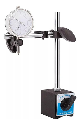Reloj Comparador 0-10 X 0.01mm Con Base Magnetica Articulada