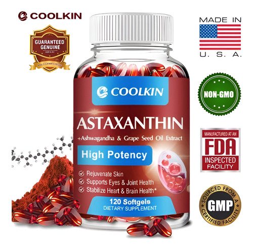 Astaxanthin De 120 Capsulas