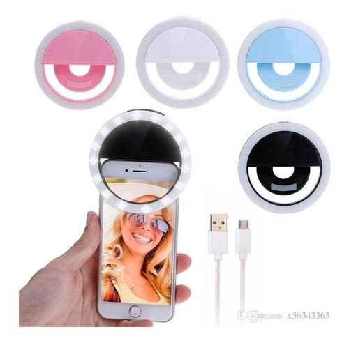 Aro De Luz Selfie Ring Led iPhone Android Recargable Tienda!