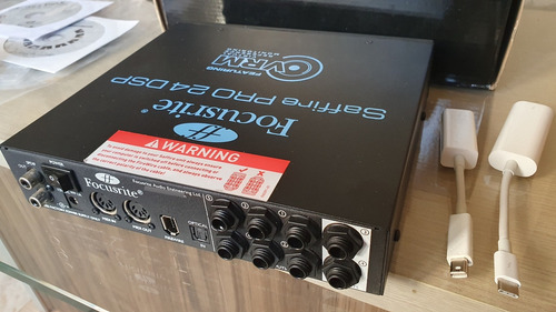 Focusrite Saffire Pro 24 Dsp Sem Os Adaptadores Já Vendidos Preto (Usado)