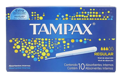 Tampax Tampones Regulares 10unidades