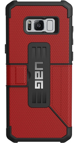 Imagen 3 de 9 de Carcasa Flip Samsung Galaxy S8 Plus Uag Metropolis Magma